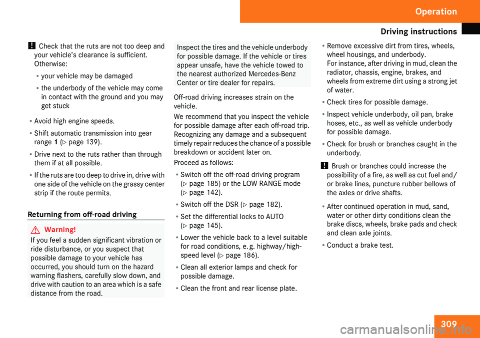 MERCEDES-BENZ GL 2009  Owners Manual 