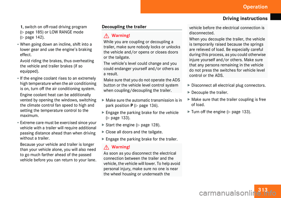 MERCEDES-BENZ GL 2009  Owners Manual 