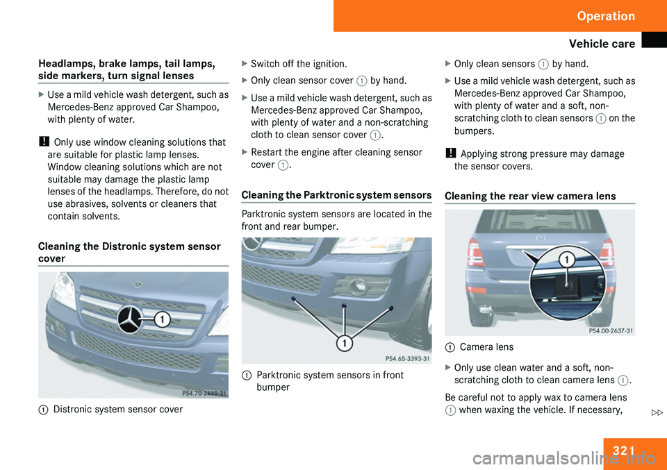 MERCEDES-BENZ GL 2009 Owners Manual MERCEDES-BENZ GL 2009 Owners Manual
