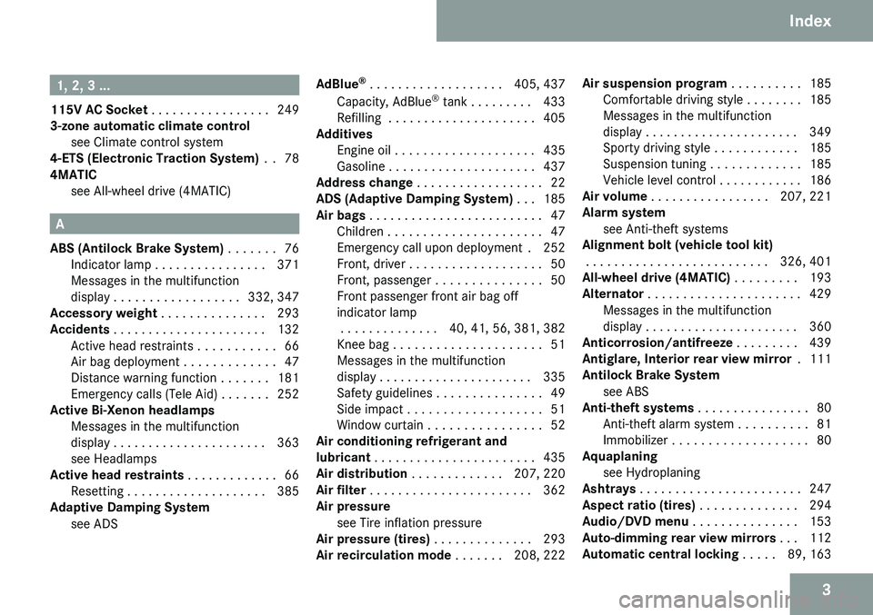 MERCEDES-BENZ GL 2009 Owners Manual MERCEDES-BENZ GL 2009 Owners Manual