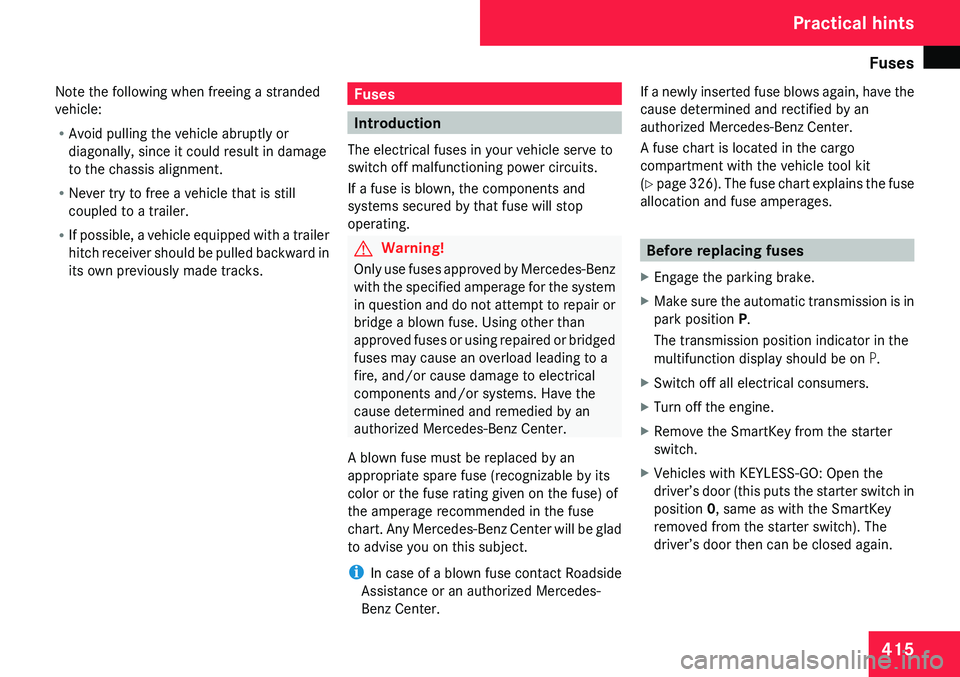 MERCEDES-BENZ GL 2009  Owners Manual 