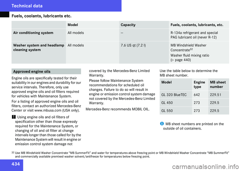 MERCEDES-BENZ GL 2009  Owners Manual 