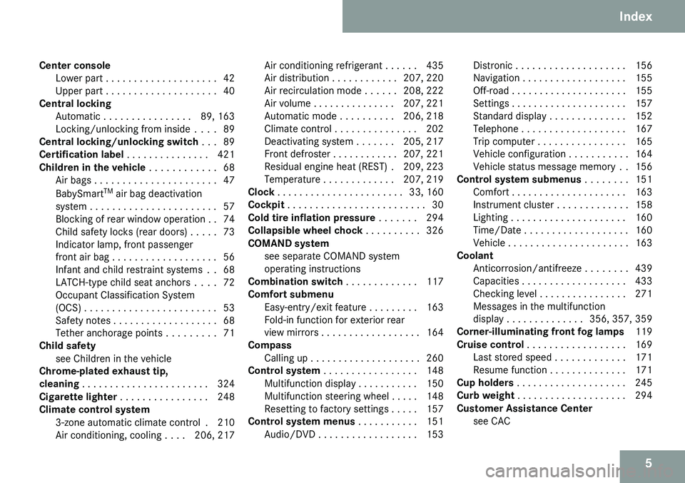 MERCEDES-BENZ GL 2009 Owners Manual MERCEDES-BENZ GL 2009 Owners Manual