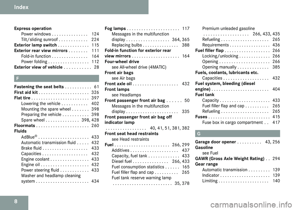 MERCEDES-BENZ GL 2009  Owners Manual 