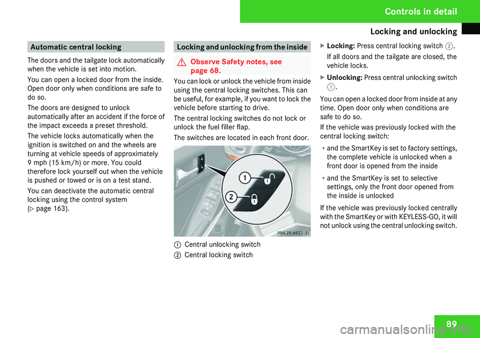MERCEDES-BENZ GL 2009  Owners Manual 