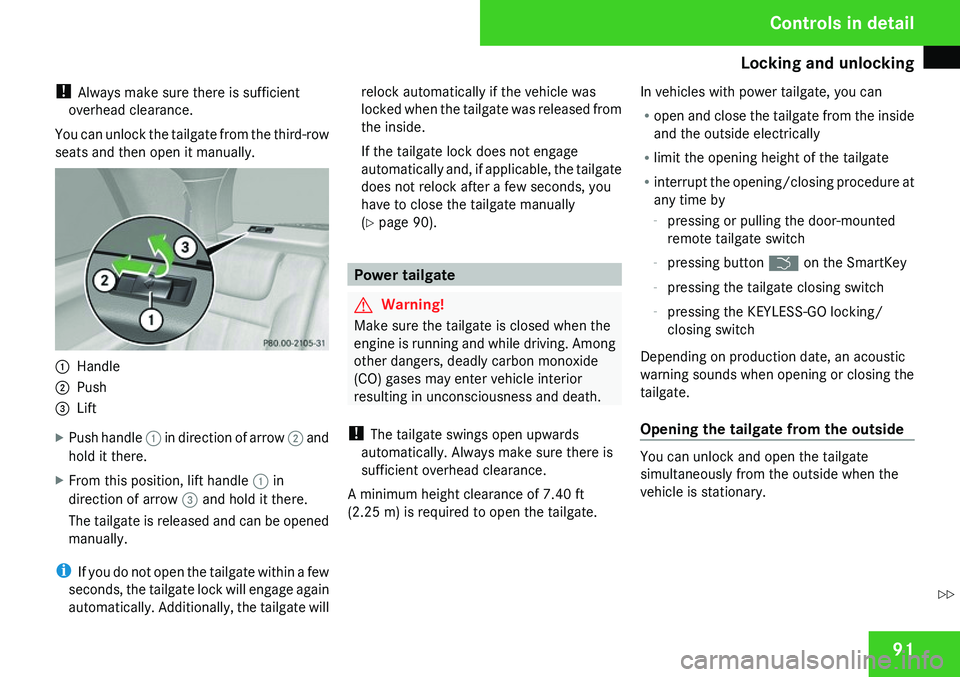 MERCEDES-BENZ GL 2009  Owners Manual 