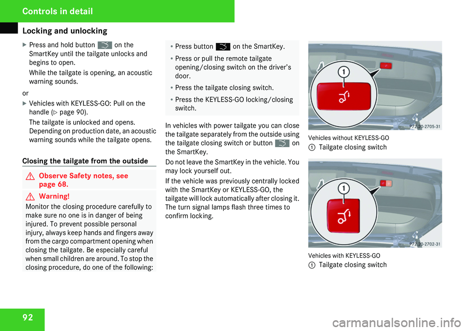 MERCEDES-BENZ GL 2009  Owners Manual 
