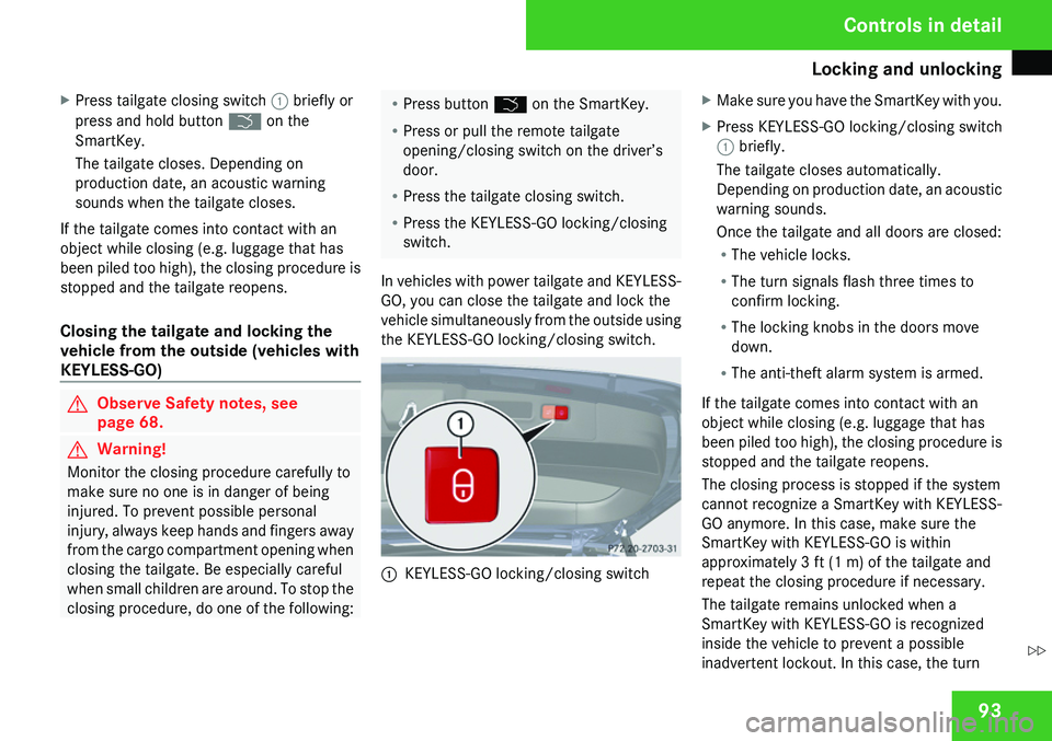 MERCEDES-BENZ GL 2009  Owners Manual 