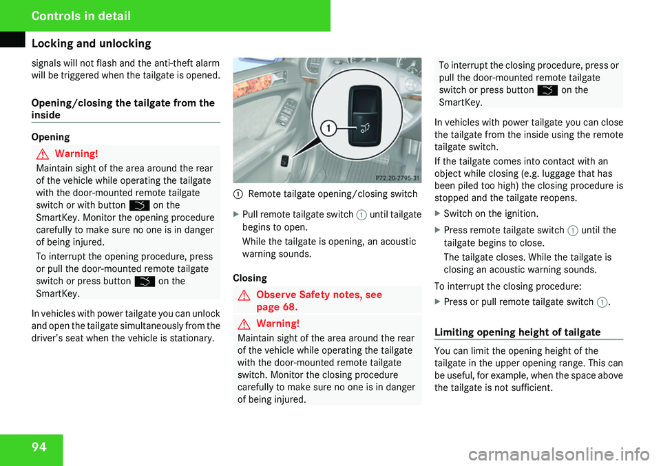 MERCEDES-BENZ GL 2009  Owners Manual 
