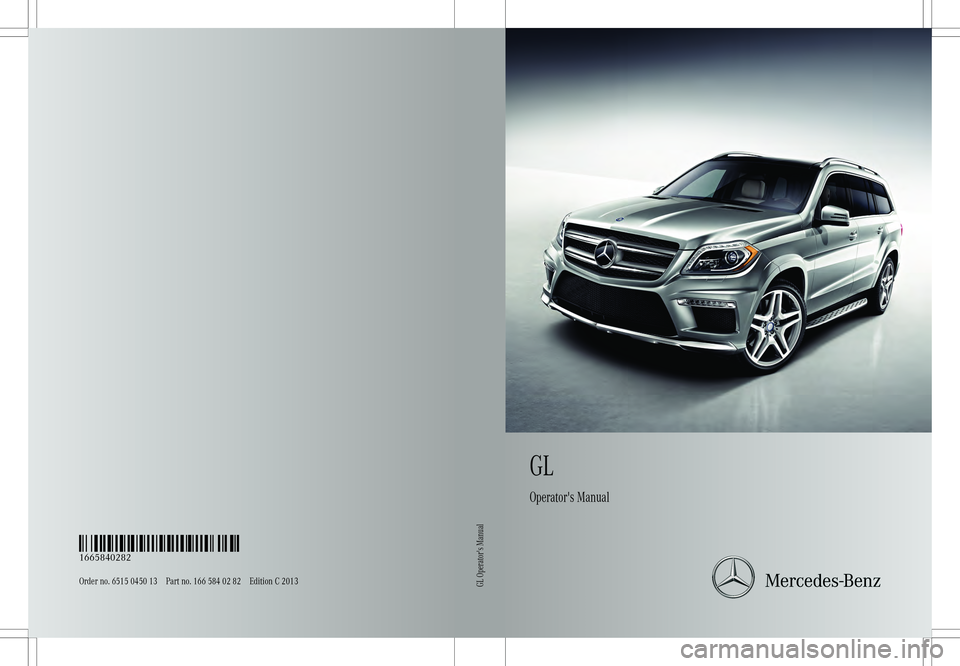 MERCEDES-BENZ GL 2013  Owners Manual 