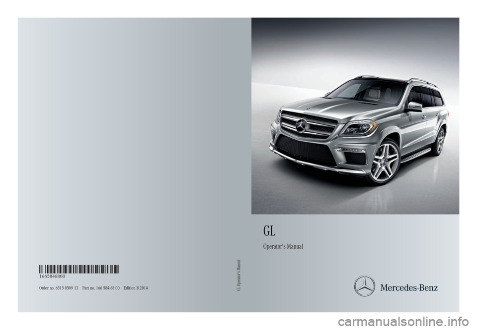 MERCEDES-BENZ GL 2014  Owners Manual 