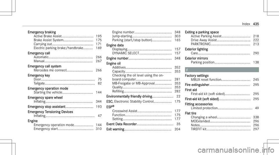 MERCEDES-BENZ GLA 2023  Owners Manual �E�m�e�r�g�e�n�c�y� �b�r�a�k�i�n�g�A�c�t�i�v�e� �B�r�a�k�e� �A�s�s�i�s�t�.�.�.�.�.�.�.�.�.�.�.�.�.�.�.�.�.�.�.�.�.�.�.�.�.�.�.�.�.�.�.�.�. �1�9�5
�B�r�a�k�e� �A�s�s�i�s�t� �S�y�s�t�e�m�.�.�.�.�.�.�.�.