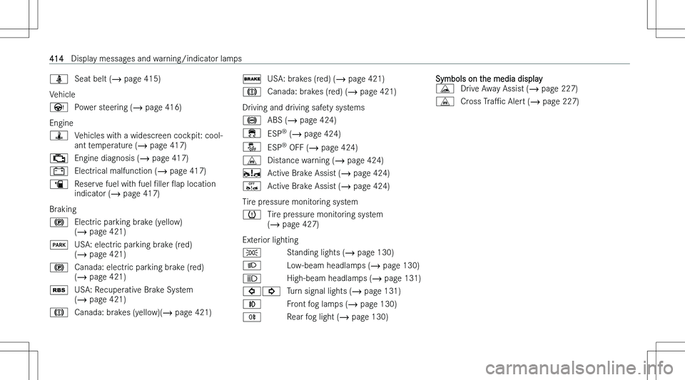 MERCEDES-BENZ GLB 2023  Owners Manual �
