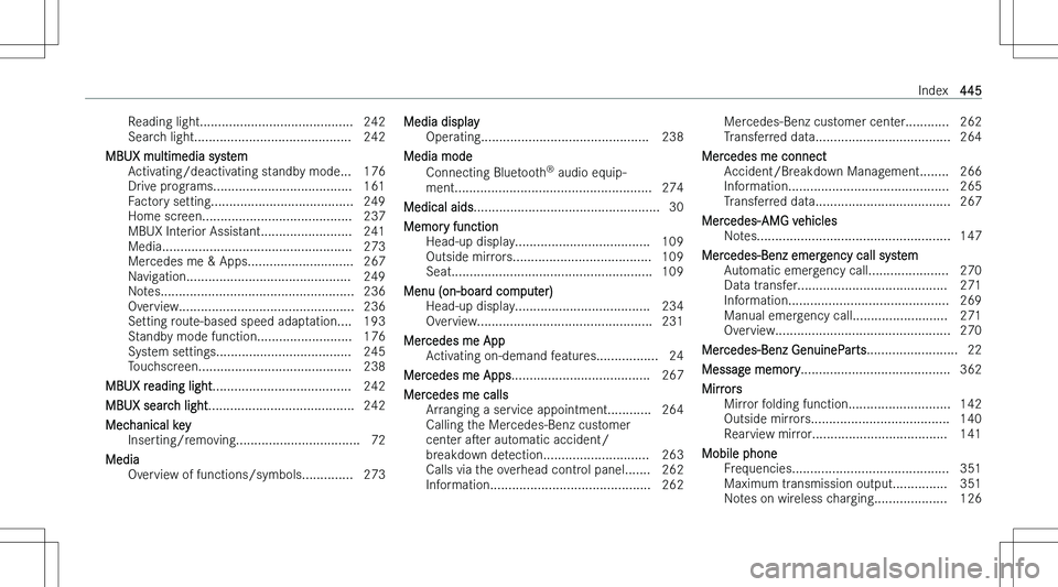 MERCEDES-BENZ GLB 2023  Owners Manual �R�e�a�d�i�n�g� �l�i�g�h�t�.�.�.�.�.�.�.�.�.�.�.�.�.�.�.�.�.�.�.�.�.�.�.�.�.�.�.�.�.�.�.�.�.�.�.�.�.�.�.�.�.�. �2�4�2
�S�e�a�r�c�h� �l�i�g�h�t�.�.�.�.�.�.�.�.�.�.�.�.�.�.�.�.�.�.�.�.�.�.�.�.�.�.�.�.�.