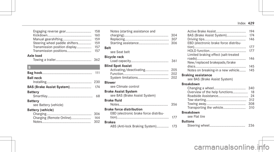 MERCEDES-BENZ GLC 2021 Owners Manual Eng
aging reve rsege ar. .......................... 158
Kic kdo wn..... ..........................................160
Manual gearshif ting.<001100110011001100110011001100110011001100110011001100110011 MERCEDES-BENZ GLC 2021 Owners Manual Eng
aging reve rsege ar. .......................... 158
Kic kdo wn..... ..........................................160
Manual gearshif ting.<001100110011001100110011001100110011001100110011001100110011