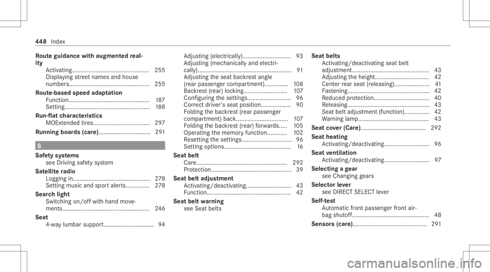 MERCEDES-BENZ GLC 2021 Owners Manual Ro
uteguidanc ewith augment edreal‐
ity
Activati ng........... ................................. ..255
Dis play ing stre et nam esand house
num bers<0011001100110011001100110011001100110011001100110 MERCEDES-BENZ GLC 2021 Owners Manual Ro
uteguidanc ewith augment edreal‐
ity
Activati ng........... ................................. ..255
Dis play ing stre et nam esand house
num bers<0011001100110011001100110011001100110011001100110