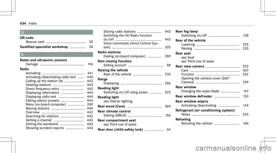 MERCEDES-BENZ GLE 2020  Owners Manual �Q
�Q�R��c�o�d�e �R�e�s�c�u�e� �c�a�r�d� � �.�.�.�.�.�.�.�.�.�.�.�.�.�.�.�.�.�.�.�.�.�.�.�.�.�.�.�.�.�.�.�.�.�.�.�.�.�.�.�.�.�. �3�0
�Q�u�a�l�i�f�i�e�d��s�p�e�c�i�a�l�i�s�t��w�o�r�k�s�h�o�p�� �.�