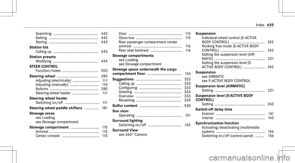 MERCEDES-BENZ GLE 2020  Owners Manual �S�e�a�r�c�h�i�n�g� � �.�.�.�.�.�.�.�.�.�.�.�.�.�.�.�.�.�.�.�.�.�.�.�.�.�.�.�.�.�.�.�.�.�.�.�.�.�.�.�.�.�.�.�. �4�4�3
�S�e�t�t�i�n�g� � �.�.�.�.�.�.�.�.�.�.�.�.�.�.�.�.�.�.�.�.�.�.�.�.�.�.�.�.�.�.�.�.