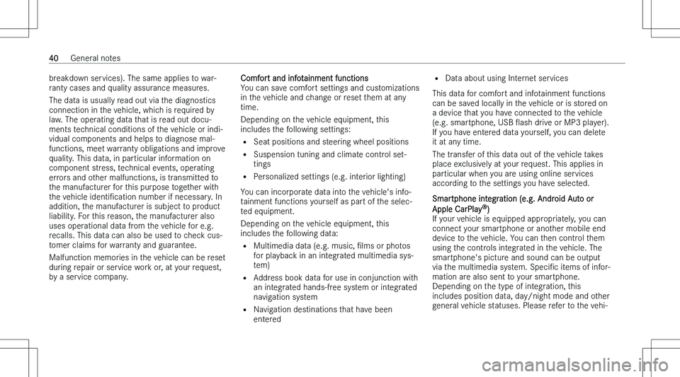 MERCEDES-BENZ GLE 2023 Service Manual �b�r�e�a�k�d�o�w�n� �s�e�r�v�i�c�e�s�)�.� �T�h�e� �s�a�m�e� �a�p�p�l�i�e�s� �t�o� �w�a�r�-�r�a�n�t�y� �c�a�s�e�s� �a�n�d� �q�u�a�l�i�t�y� �a�s�s�u�r�a�n�c�e� �m�e�a�s�u�r�e�s�.
�T�h�e� �d�a�t�a� �i�s�