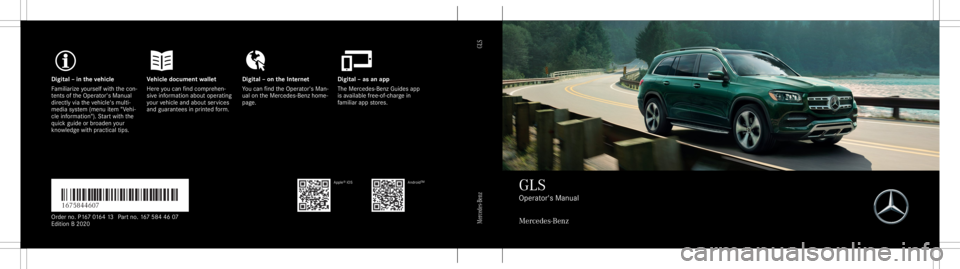 MERCEDES-BENZ GLS 2020  Owners Manual 