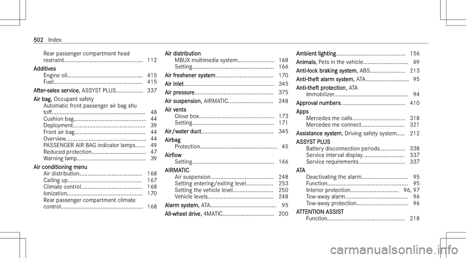 MERCEDES-BENZ GLS 2023  Owners Manual �R�e�a�r� �p�a�s�s�e�n�g�e�r� �c�o�m�p�a�r�t�m�e�n�t� �h�e�a�d�r�e�s�t�r�a�i�n�t�.�.�.�.�.�.�.�.�.�.�.�.�.�.�.�.�.�.�.�.�.�.�.�.�.�.�.�.�.�.�.�.�.�.�.�.�.�.�.�.�.�.�.�.�.�.�.�.�. �1�1�2
�A�d�d�i�t�i�v