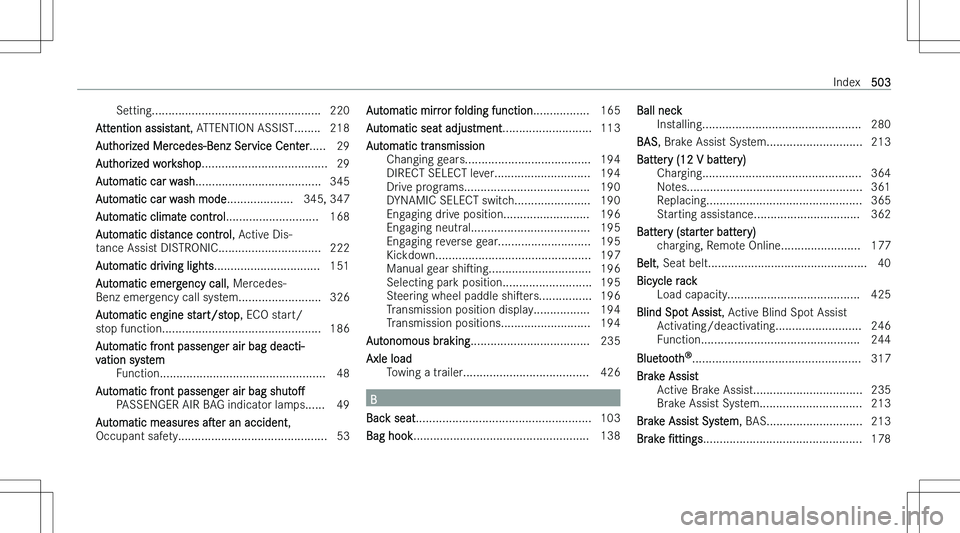 MERCEDES-BENZ GLS 2023  Owners Manual �S�e�t�t�i�n�g�.�.�.�.�.�.�.�.�.�.�.�.�.�.�.�.�.�.�.�.�.�.�.�.�.�.�.�.�.�.�.�.�.�.�.�.�.�.�.�.�.�.�.�.�.�.�.�.�.�.�. �2�2�0
�A�t�t�e�n�t�i�o�n� �a�s�s�i�s�t�a�n�t �,� �A�T�T�E�N�T�I�O�N� �A�S�S�I�S�T�