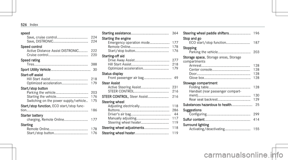 MERCEDES-BENZ GLS 2023  Owners Manual �s�p�e�e�d�S�a�v�e�,� �c�r�u�i�s�e� �c�o�n�t�r�o�l�.�.�.�.�.�.�.�.�.�.�.�.�.�.�.�.�.�.�.�.�.�.�.�.�.�.�.�.�.�.�. �2�2�4
�S�a�v�e�,� �D�I�S�T�R�O�N�I�C�.�.�.�.�.�.�.�.�.�.�.�.�.�.�.�.�.�.�.�.�.�.�.�.�.
