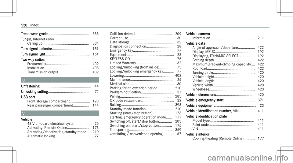 MERCEDES-BENZ GLS 2023  Owners Manual �T�r�e�a�d� �w�e�a�r� �g�r�a�d�e�.�.�.�.�.�.�.�.�.�.�.�.�.�.�.�.�.�.�.�.�.�.�.�.�.�.�.�.�.�.�.�.�.�.�.�.�.�.�.�.�. �3�8�5
�T�u�n�e�I�n �,� �I�n�t�e�r�n�e�t� �r�a�d�i�o
�C�a�l�l�i�n�g� �u�p�.�.�.�.�.�.