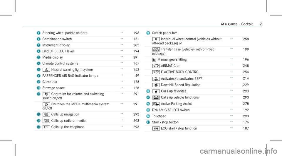 MERCEDES-BENZ GLS 2023  Owners Manual �1�S�t�e�e�r�i�n�g� �w�h�e�e�l� �p�a�d�d�l�e� �s�h�is�e�r�s!