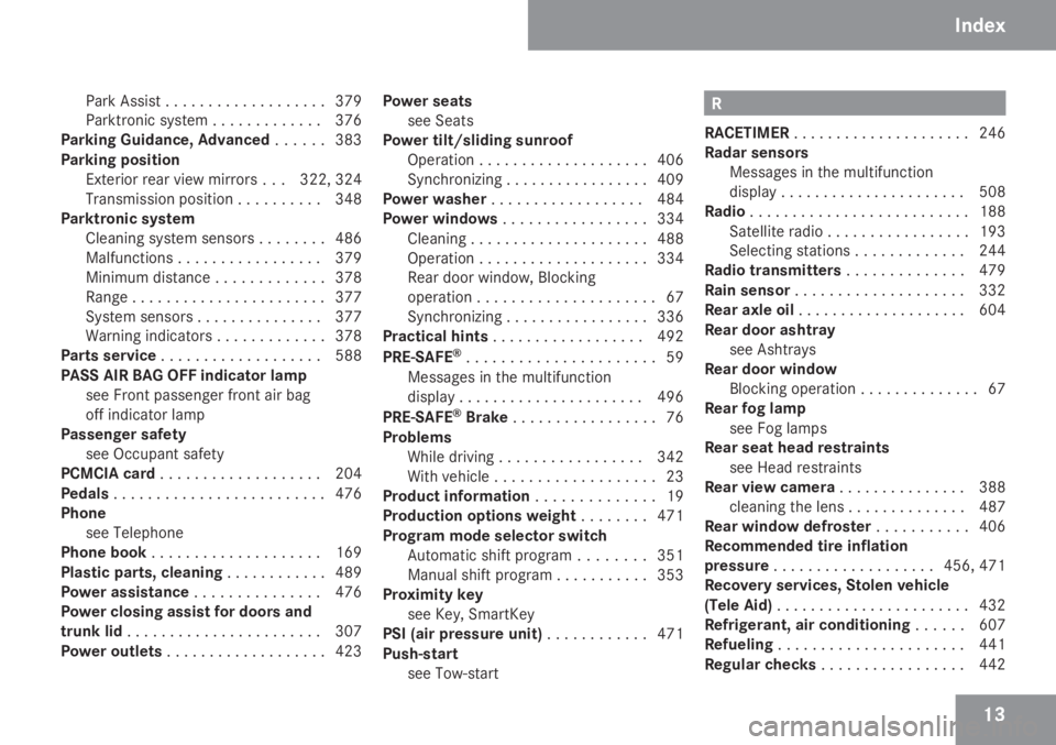 MERCEDES-BENZ S CLASS 2009 User Guide MERCEDES-BENZ S CLASS 2009 User Guide