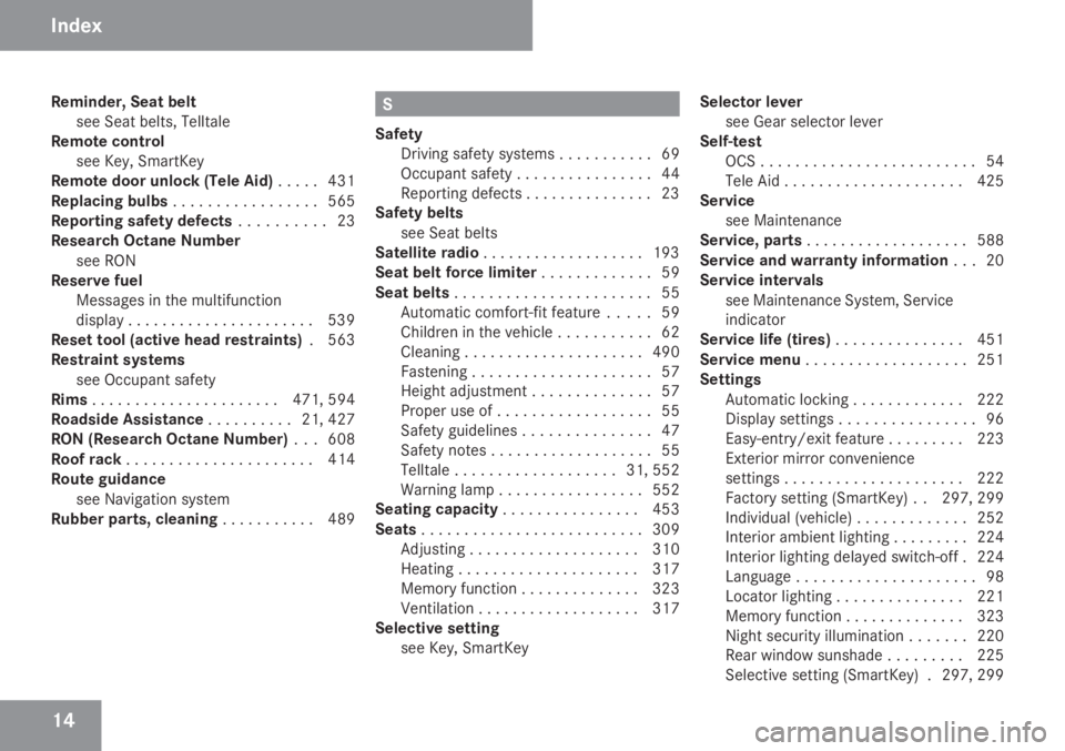 MERCEDES-BENZ S CLASS 2009 User Guide MERCEDES-BENZ S CLASS 2009 User Guide