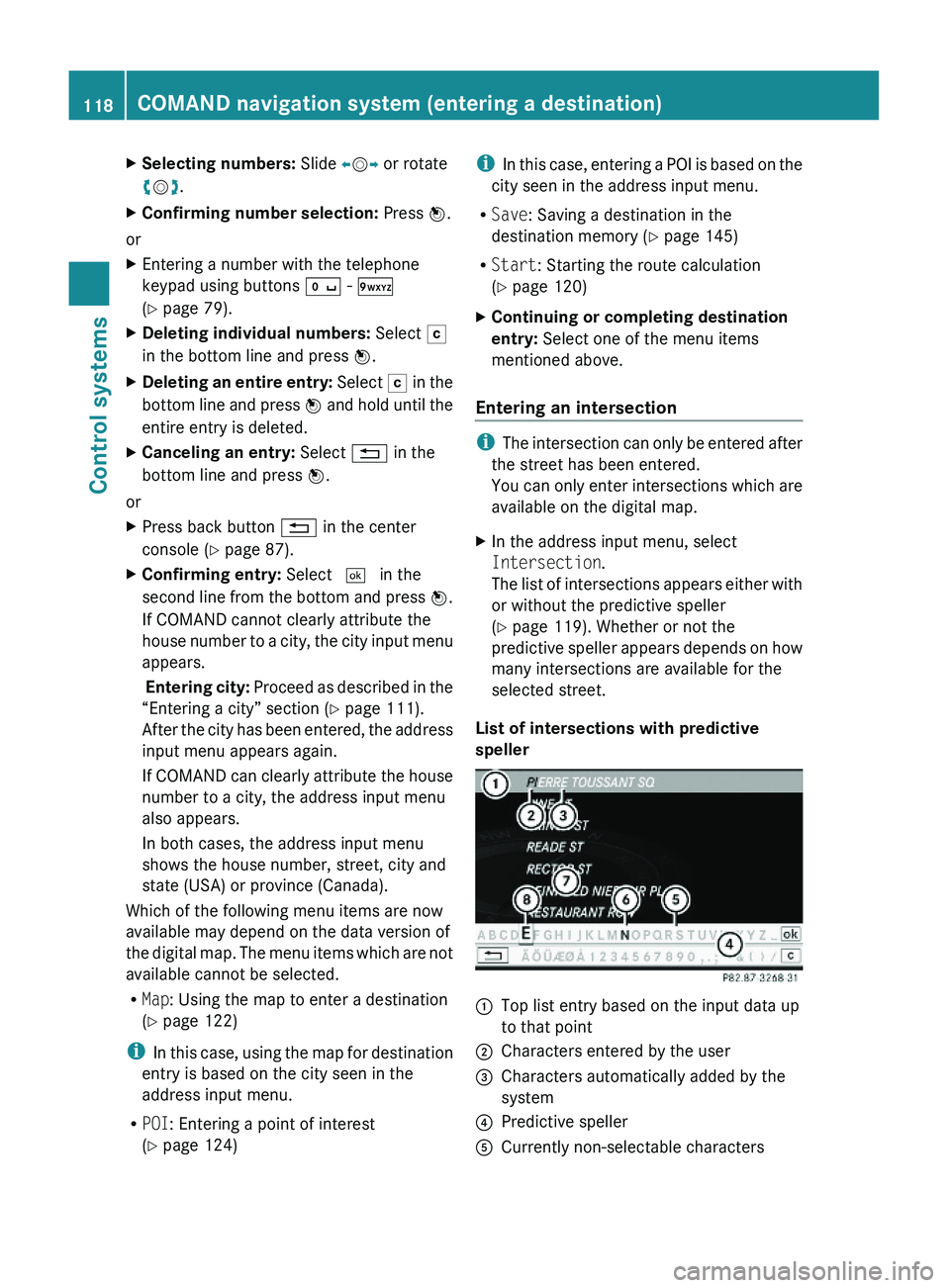 MERCEDES-BENZ S CLASS 2010  Owners Manual XSelecting numbers: Slide \000