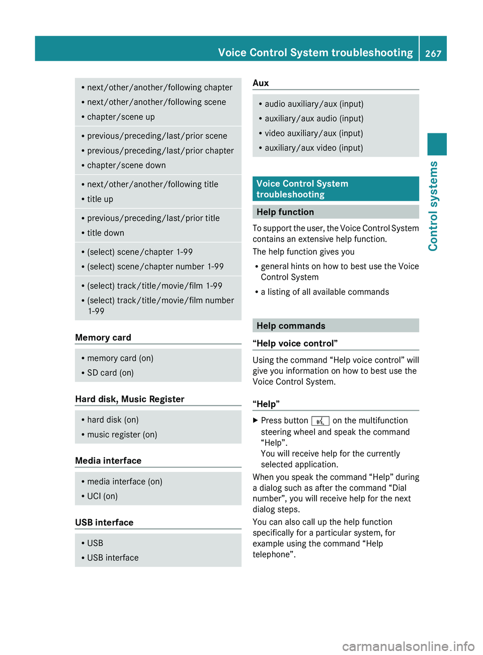 MERCEDES-BENZ S CLASS 2010 Owners Manual Rnext/other/another/following chapter
R next/other/another/following scene
R chapter/scene upRprevious/preceding/last/prior scene
R previous/preceding/last/prior chapter
R chapter/scene downRnext/othe MERCEDES-BENZ S CLASS 2010 Owners Manual Rnext/other/another/following chapter
R next/other/another/following scene
R chapter/scene upRprevious/preceding/last/prior scene
R previous/preceding/last/prior chapter
R chapter/scene downRnext/othe
