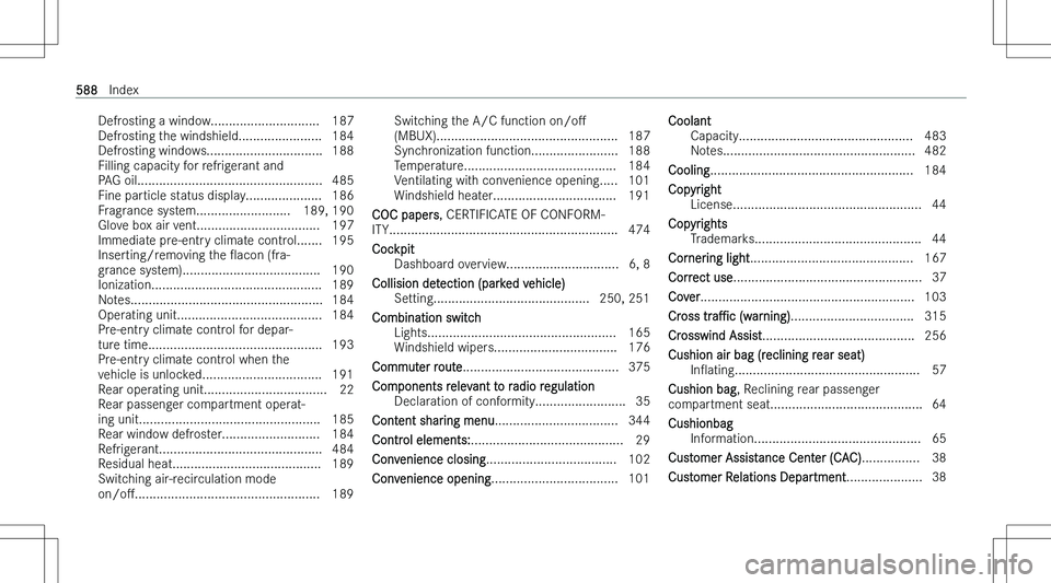 MERCEDES-BENZ S CLASS 2023  Owners Manual �D�e�f�r�o�s�t�i�n�g� �a� �w�i�n�d�o�w�.�.�.�.�.�.�.�.�.�.�.�.�.�.�.�.�.�.�.�.�.�.�.�.�.�.�.�.�.�. �1�8�7
�D�e�f�r�o�s�t�i�n�g� �t�h�e� �w�i�n�d�s�h�i�e�l�d�.�.�.�.�.�.�.�.�.�.�.�.�.�.�.�.�.�.�.�.�.�.