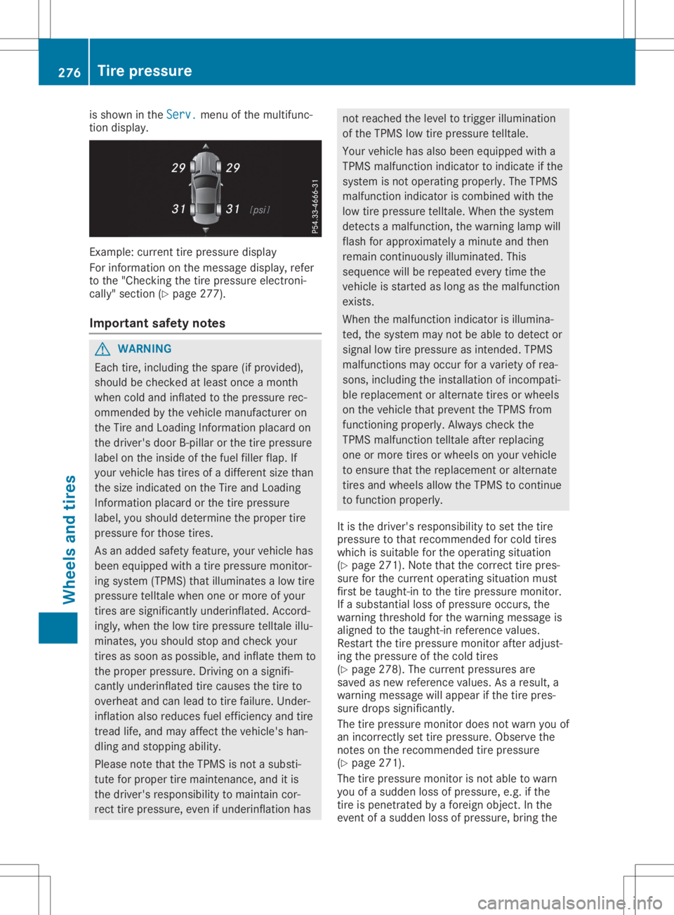 MERCEDES-BENZ SLC 2020 Owners Manual is
shown inthe Serv . Serv
.men uofthe multif unc-
tion display. Ex
ample: currenttirep ress uredisplay
For informat iononthe mess agedisplay, refer
to the "Check ingthe tirep ress ureelect roni-
MERCEDES-BENZ SLC 2020 Owners Manual is
shown inthe Serv . Serv
.men uofthe multif unc-
tion display. Ex
ample: currenttirep ress uredisplay
For informat iononthe mess agedisplay, refer
to the "Check ingthe tirep ress ureelect roni-