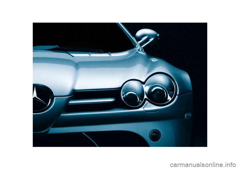 MERCEDES-BENZ SLR CLASS 2005 Owners Guide 