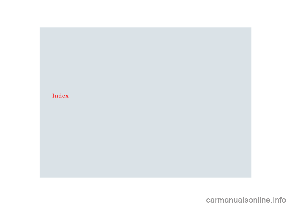 MERCEDES-BENZ SLR CLASS 2005  Owners Manual Index 