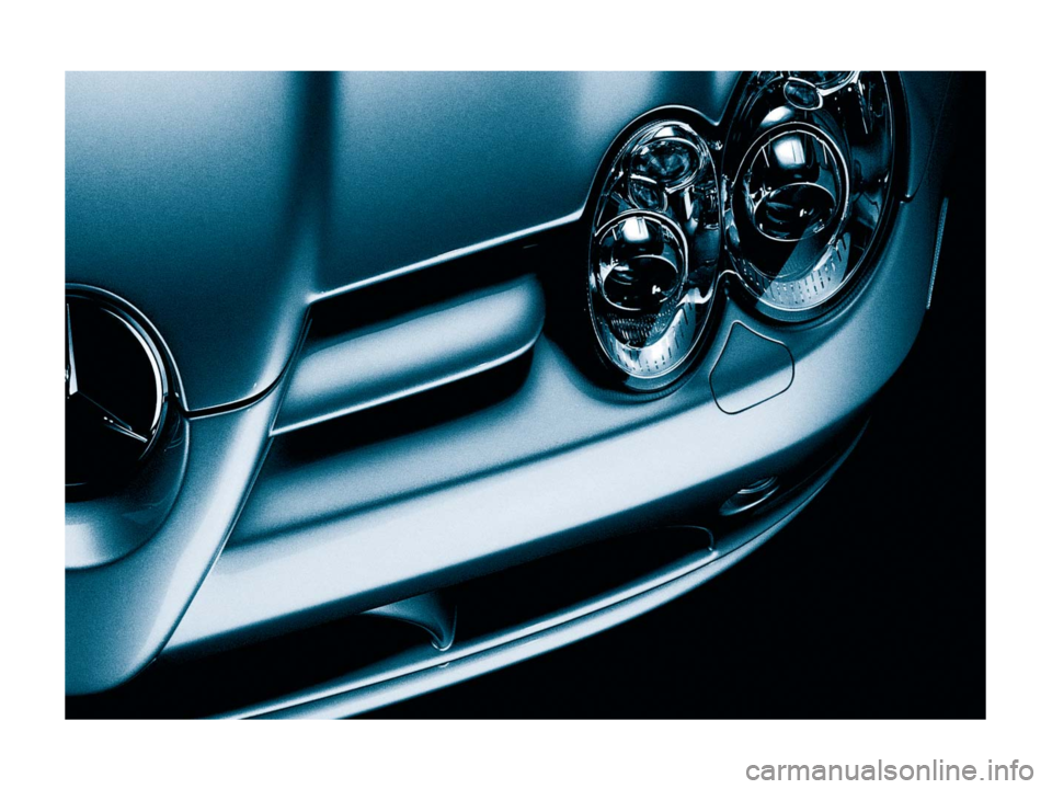 MERCEDES-BENZ SLR CLASS 2007  Owners Manual 