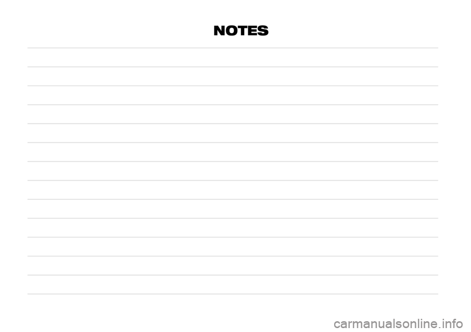 Abarth 124 Spider 2019 Owner handbook (in English) NOTES Abarth 124 Spider 2019 Owner handbook (in English) NOTES
