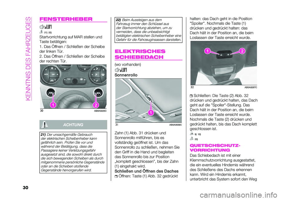 Abarth 500 2021  Betriebsanleitung (in German) ��2�*�)�)�>�)�
���+�*���!��-��6�*�?�0�*�
�� �������
�����
�D�B�C �D�D�C
�����������"����� ���% �:�� �
��	���	� ���
�>��
��	 ��	��&����	��<
�G� �