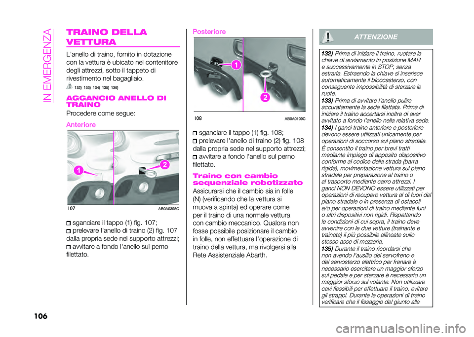 Abarth 500 2021  Libretto Uso Manutenzione (in Italian) ���%��-�@�-�)�&�-�%�>�
���	 �����
�	 �����
�����
��
��"�	����� �� �
��	����! � �����
� �� ���
�	�����
��� ��	 ���
�
���	 �3 �����	�
� ���