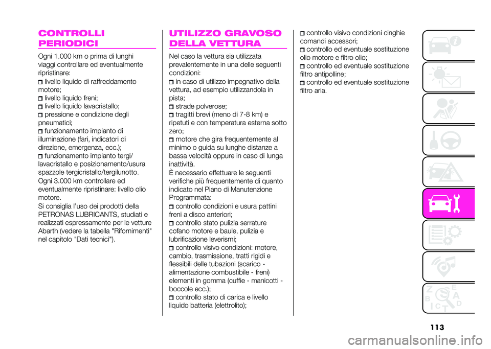 Abarth 500 2021  Libretto Uso Manutenzione (in Italian) �����	�
���	���
�����	����
�+��� �B��C�C�C �I�
 � ����
�	 �� ������
���	��� ����
�����	�� �� �����
��	��
���
�
�������
���	���8
��