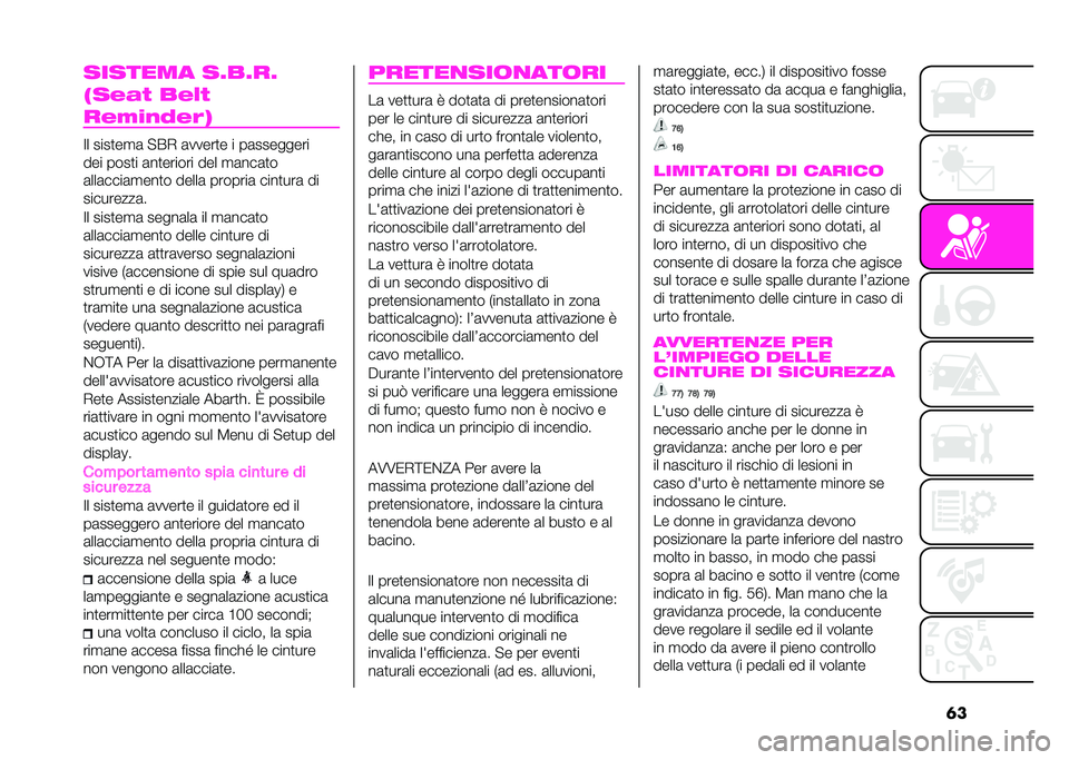 Abarth 500 2021  Libretto Uso Manutenzione (in Italian) �	�������� ������
���"�� ��"�0�
��"�!� �$�-�"�,�
�� ����
��
�	 �#��) �	�����
� � ��	��������
��� ����
� �	��
������ ��� �
�	���	�
�
�	�