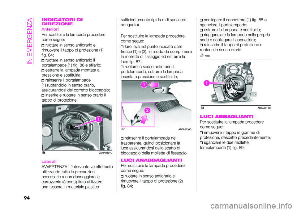 Abarth 500 2021  Libretto Uso Manutenzione (in Italian) ���%��-�@�-�)�&�-�%�>�
�� ��
������	�� ��
�������	�
�
��
��� ��� �
�4�� ����
��
���� ��	 ��	�
��	��	 ���������
���
� ������8
����
�	��