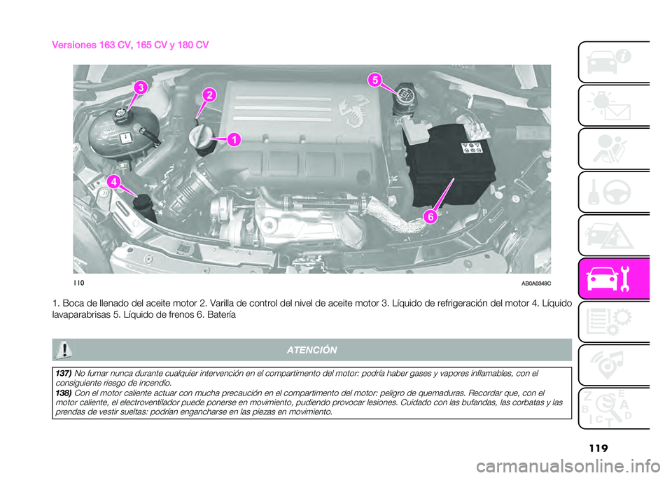 Abarth 500 2021  Manual de Empleo y Cuidado (in Spanish) ���

�3�� ���	�
�� �<��: ��3� �<�� ��3 � �<�A�9 ��3
�
���
��/�9��9�:�?��
�B� �A���	 �� �����	�� ��� �	����� �
���� �4� �8�	�����	 �� �������