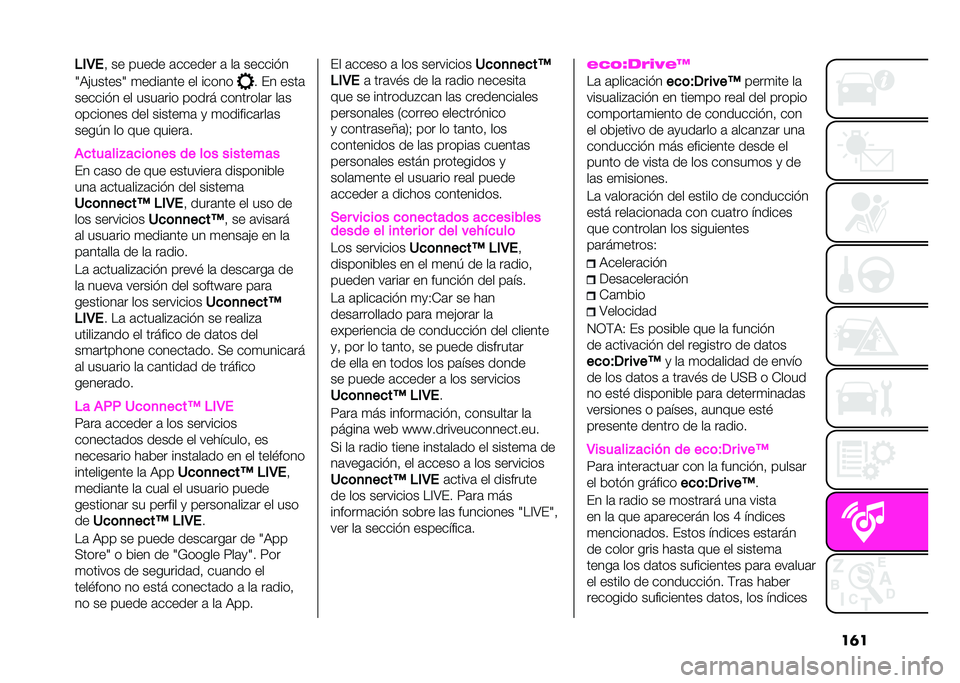 Abarth 500 2021  Manual de Empleo y Cuidado (in Spanish) ����#�(�3�
�% �� ����� �	������ �	 ��	 ������$�
�Q��&������Q �
����	��� �� ����� � �#� ����	
������$� �� ����	��� ����� �������