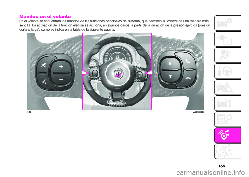 Abarth 500 2021  Manual de Empleo y Cuidado (in Spanish) ���

�
�#�*�2�1�- �(�* �(�4 �9�1�4�#�*�%�(
�#� �� ����	��� �� ���������	� ��� �
�	���� �� ��	� ��������� ��������	��� ��� ������
�	�% ���
