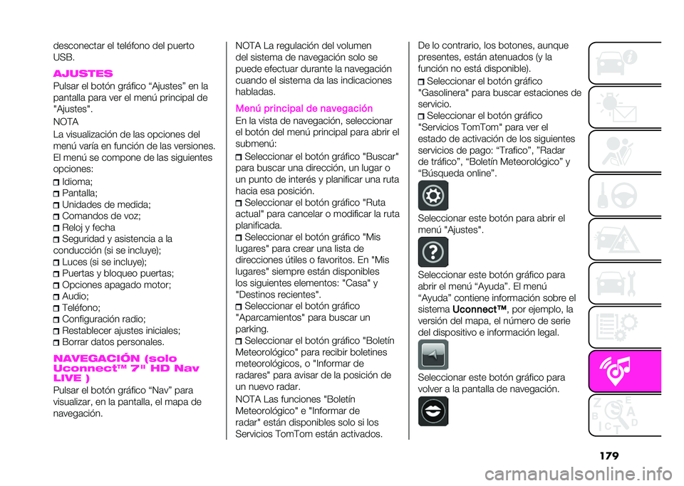 Abarth 500 2021  Manual de Empleo y Cuidado (in Spanish) ���
����������	� �� �������� ��� ������
�<�:�A�
�������
�9����	� �� ����$� ������� �N��&������O �� ��	
��	���	���	 ��	��	 ���