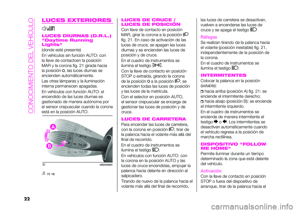 Abarth 500 2021  Manual de Empleo y Cuidado (in Spanish) ��+�1�2�1�+�=�?�=�#�2�;�1��(�#���8�#��M�+�<��1
�� ����� �������	���
����� ������� ��� �� �� �!
�"��#�$�%�&��( ��)�*�*�&�*�+
��&�+�,�%�-�"
�0����� ����
