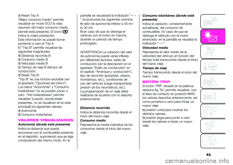 Abarth 500 2021  Manual de Empleo y Cuidado (in Spanish) ���.���� �;��� ��
�Q�?��&�� ������
� �
�����Q ����
���
�����	���"�	� �� �
��� �#�+�1 ��	 �����	
�����
�� ��� �
��&�� ������
� �
����